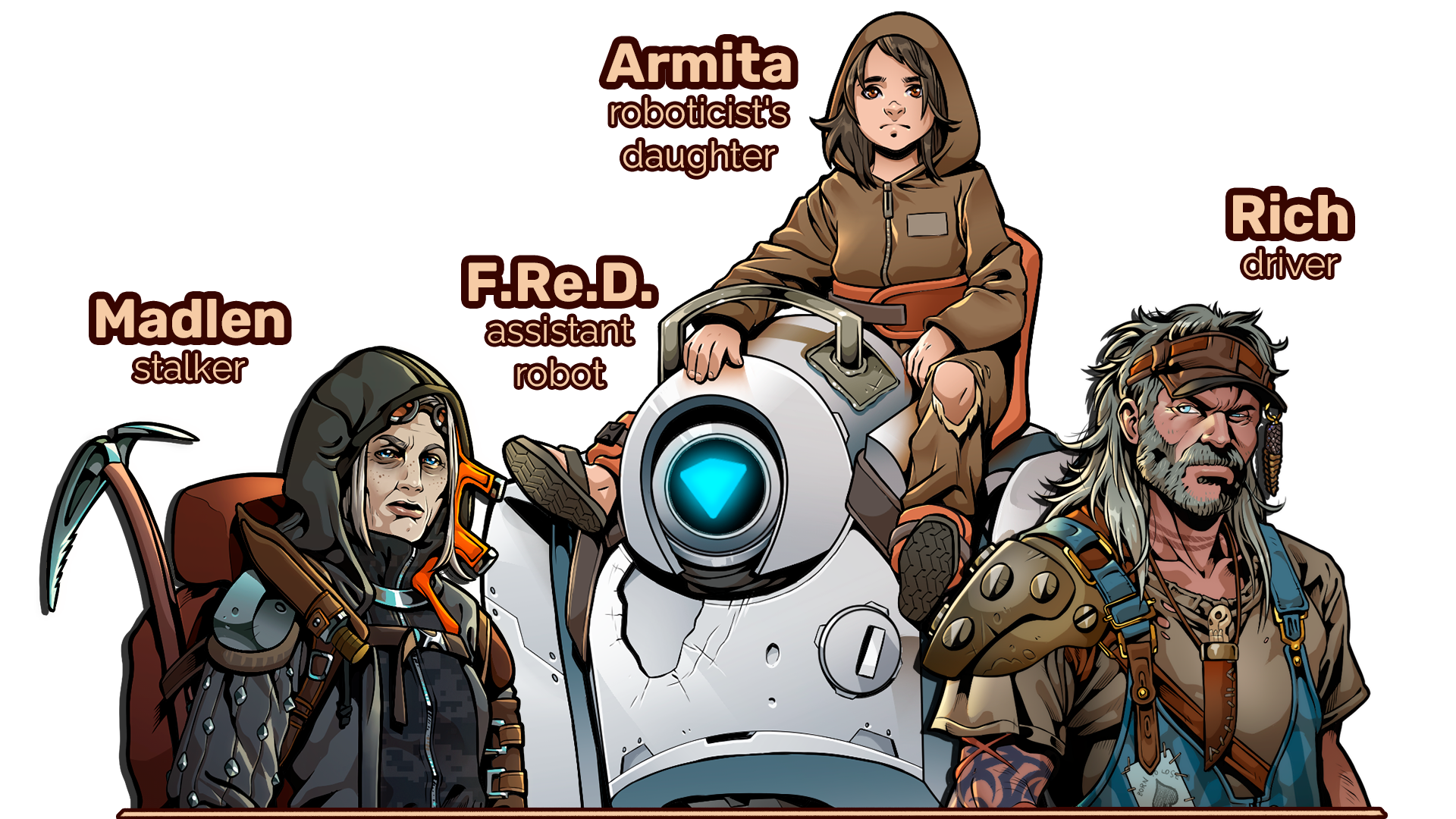 Dozens of allies and enemies