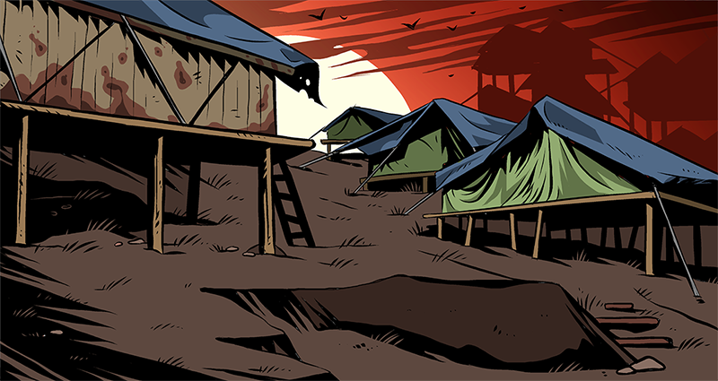 Camp in the Wastes